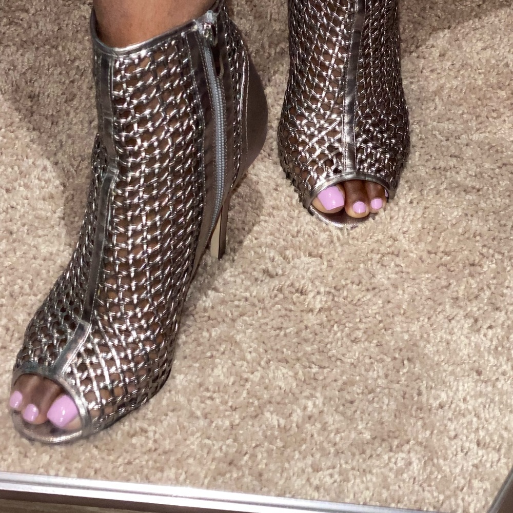 Silver Sam Edelman booties
